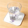 Watercolor Botanical Acrylic Coasters, Double-Sided UV Printed, CNC Polished Edges,
