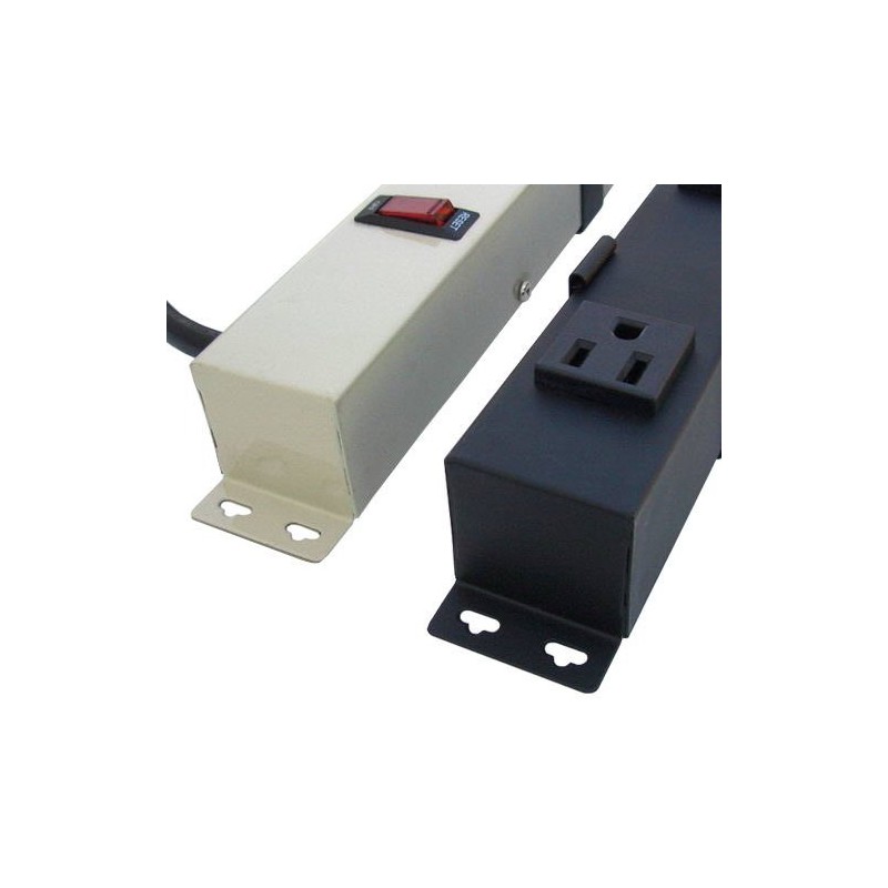 36” Power Strip, 9 Outlets, 3' Cord, White