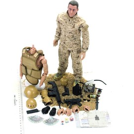 12'' American Military Soldiers Special Forces Army Man Action Figures Play Set-Digital Desert Camouflage