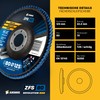 Abrasive Flap Disc Zircon Slanted K80 125 mm