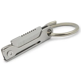 Box Cutter Keychain - Tiny Package Opener Tool - Made of Stainless Steel