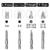 Saipor 13pcs 50mm Magnetic Special Shape Screwdriver Bit Set (Phillips,