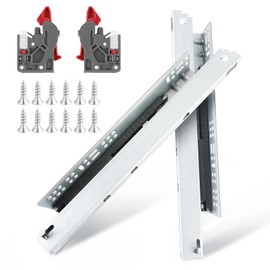 6 Pairs of 16 Inch Undermount Soft Close Drawer Slides,Bottom Mount Full Extension Drawer Glides Rails