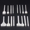 Zuoyou New Leather Craft Tool 4mm Hole Punches 1+2+4+6 Prong