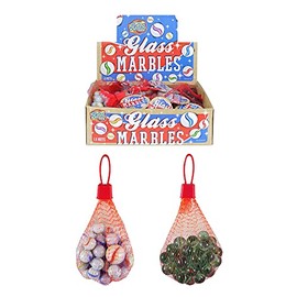 Henbrandt Net of 50 Glass Marbles