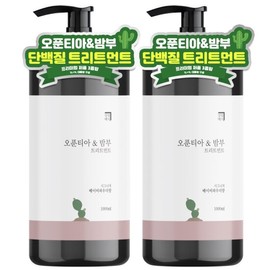 Salim Baekseo [1+1] Salimbakseo Opuntia & Bamboo Treatment 1L Rinse Hair Pack - 02) White Musk / [1+ 1] 살림백서 오푼티아&밤부 트리트먼트 1L 린스 헤어팩 - 02) 화이트머스크