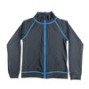 Raqua RSMOKU Girls' Heathered High Neck Rash Guard, No Hood,