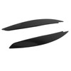 2 Pcs Headlight Eyebrow Front Left Right Light Eyelid Trim