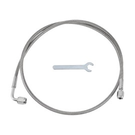 RATCHROLL an-3 Turbo Oil Feed Line Kit 3.58ft Pressure Remote Turbocharger Oil Drain Return Line with Adapter,Wrench 1 Set