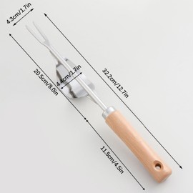 SSKHE Garden Weeder Tool,Stainless Steel Dandelion Remover Tool,Manual Weeder Puller Tool,Hand Weeder Tool,Manual Weeder Tool,garden weed remover tool for Garden Lawn Yard