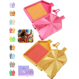 ForeverYoung Crystalline Diamond Art Trays with Lids Diamond Painting Accessories, 2-Piece Diamond Painting Trays with Lids, Silky Diamond Art Accessories and Tools, Rio Glow