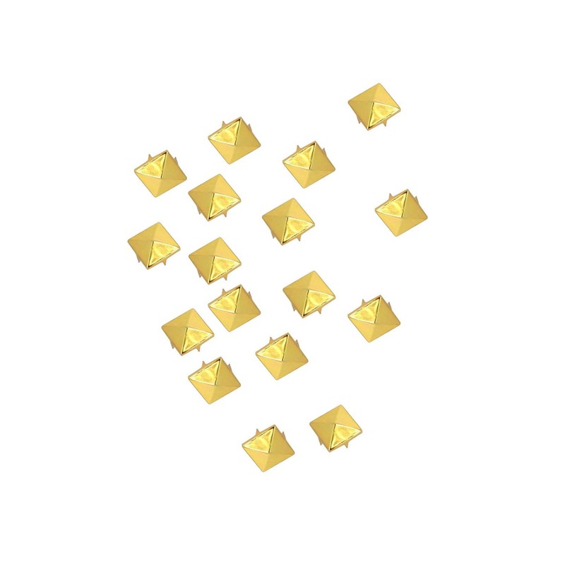 Trimming Shop Pyramid Shaped Nail Head Studs Square Metal Leather