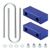 Tuningsworld 3" Lowering Block Kit and U-bolts Kit for Chevy
