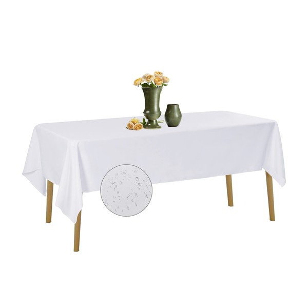 AlGaiety 2 Pack Waterproof Rectangle Tablecloth, 60 x 102 Inch