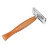 Long Handle Double Edge Safety Razor Zinc Alloy Resin Manual