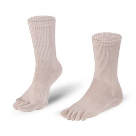 Knitido Dr. Foot toe socks Hallux Valgus for support and correction of bunions, size: 35-38, color: light gray (010)
