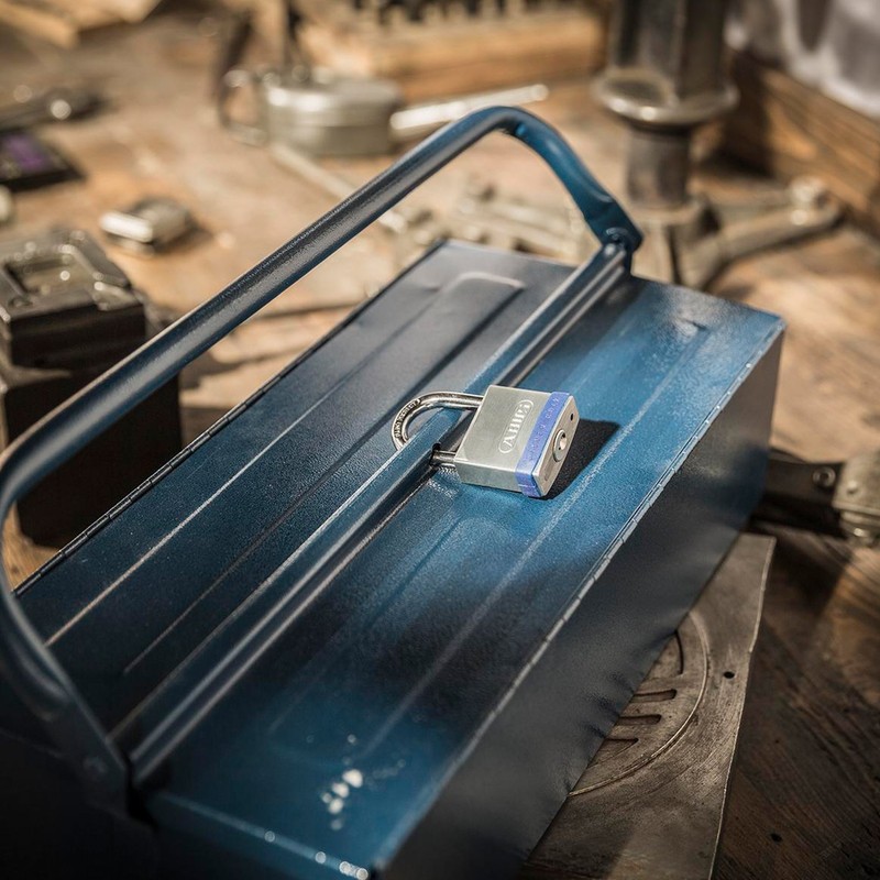 ABUS AB5/40 Silver Rock Padlock, Gray