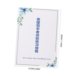 Minkissy Professional Lash Extension Exercise Book Practice Mats Templates for Beginners