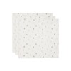 Jollein 535-851-67093 Mulltücher/Swaddle 3er Set - Happy Miffy Olive (70x70cm)