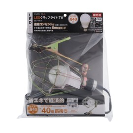 Takagi EARTH MAN LED Clip Light, 7 W, Energy Saving, Economical, Connected Outlet Included, E26 Caliberation, Angle Adjustment, Work Light, Construction Sites, Lighting, Floodlight, Plant Cultivation