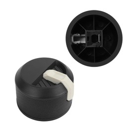 SafBbcue Grill Knobs Replacement, Black, 2-Pack, Metal, For Blackstone 17/22/28/36 inch Griddles, 4/2 Burner Knobs