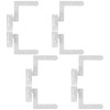 Moxweyeni 8 Pack (4 Pair) Steel Blind Shutter Hinge 1-1/16"