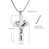Minicremation Cremation Jewelry for Ashes Cross Urn Necklace for Women