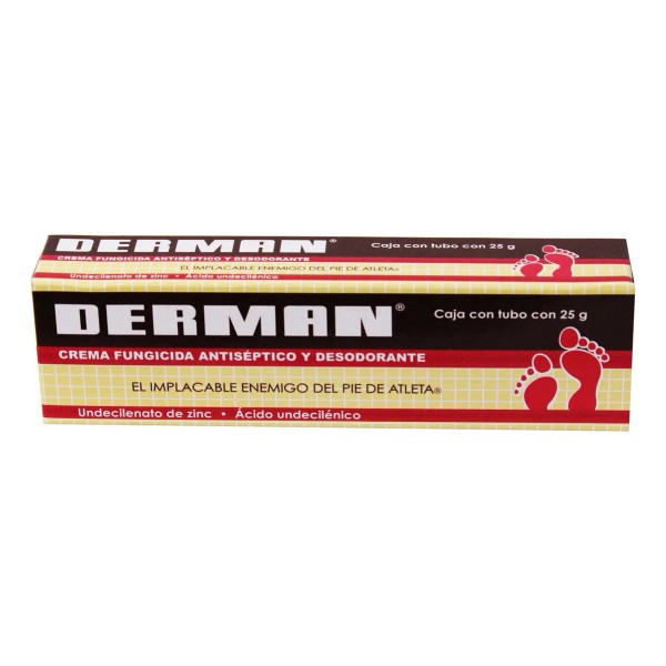Crema Derman Pie de Atleta Tubo con 25g