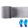 5 inch Gutter Guard Mesh Roll, Aluminum Gutter Screen Leaf
