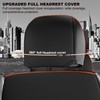 ASLONG 5PCS H7 Front and Back Car Seat Covers Auto