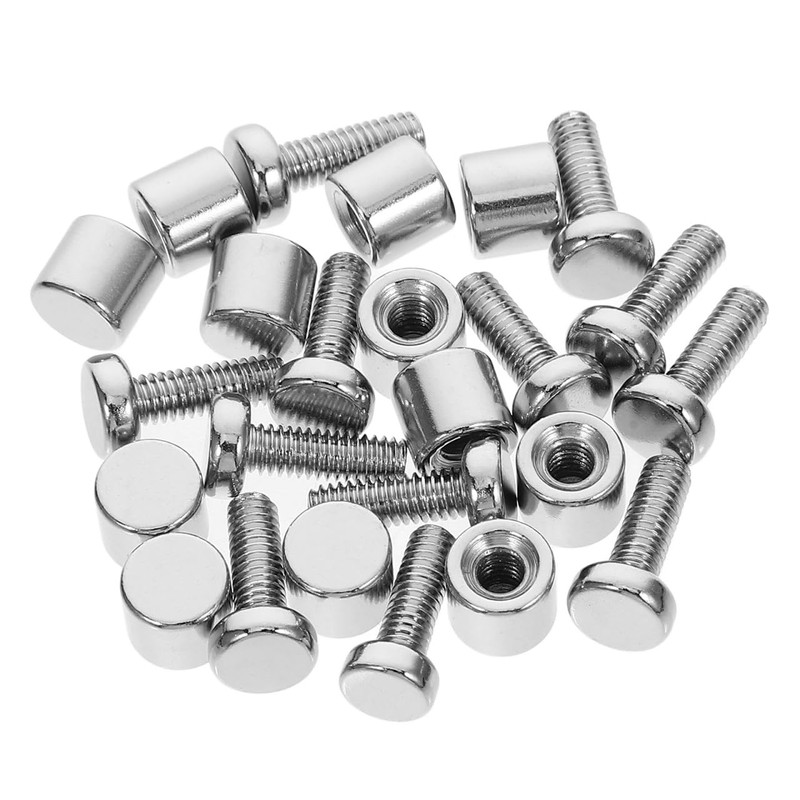 HOLIDYOYO 36pcs Standoff Screws Acrylic Glass Sign Wall Fixture Photo
