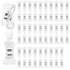 Clear Merchandise Display Sign Clips - 30 Pack Plastic Label