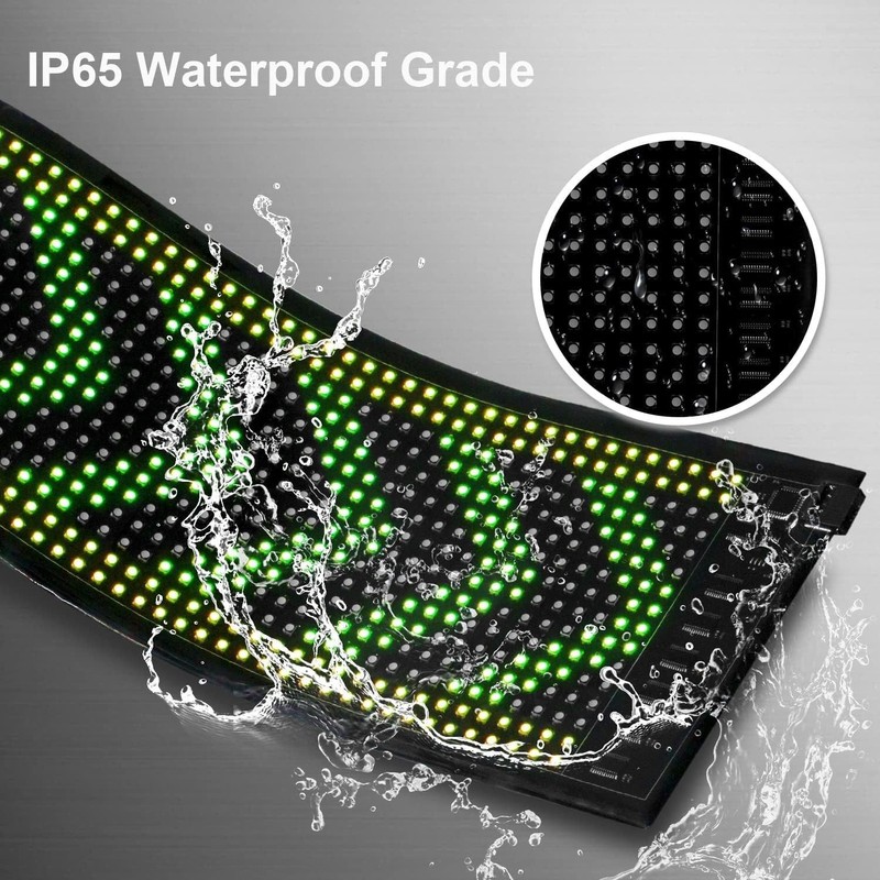 Programmable LED Message Board, Digital Scrolling Sign with App Control