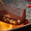 Tan Kisyo Tan Mujiang Wooden Comb Stem, Anti-Static, Wood Comb