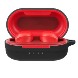 Ankersaila Case Compatible with TOZO NC9,Anti-Lost & Shockproof Portable Silicone Protective Case Cover (Black)