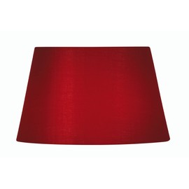 Oaks Lighting Cotton Drum Shade, 8-inch, Red