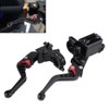 Motorcycle Brake Clutch Lever, 1 Pair 7/8"(22mm) Universal Motorcycle Brake