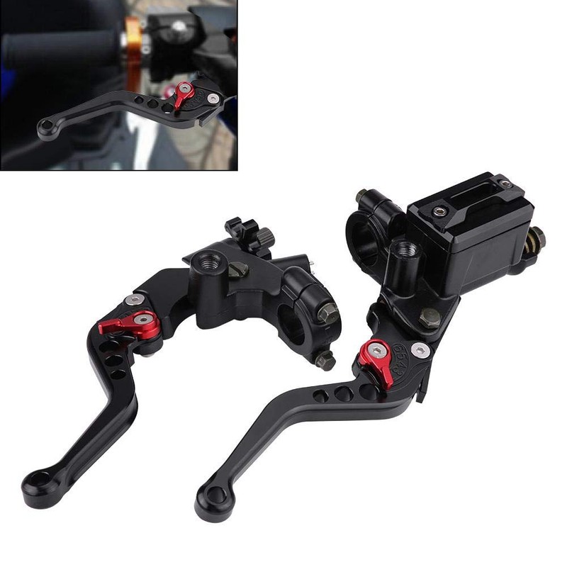 Motorcycle Brake Clutch Lever, 1 Pair 7/8"(22mm) Universal Motorcycle Brake
