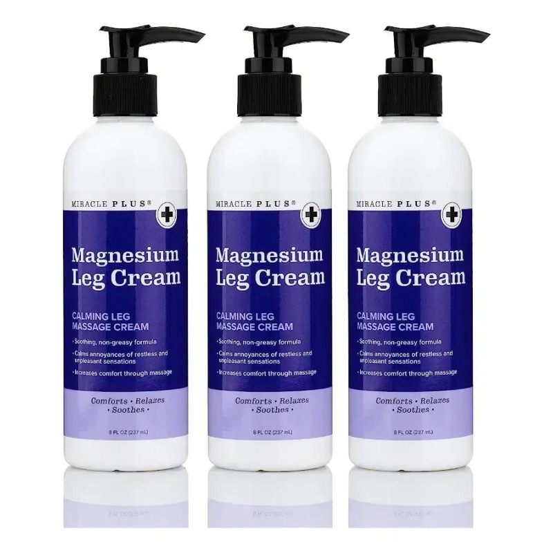 Miracle Plus Crema Calmante Magnesio Para Calambres Piernas