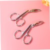 Outanaya 2pcs Slanted Eyebrow Tweezers for Removal and Shaping for