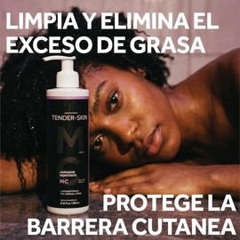 Tenderskin Gel Limpiador Facial Ultra-Suave Piel Normal A Seca, 250 ml  Hidrata y Fortalece la Barrera Cutnea, Complejo Botnico de Malva y Pepino,... 