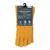 Truper GU-525, Guantes de carnaza, para argonero, puño de seguridad,