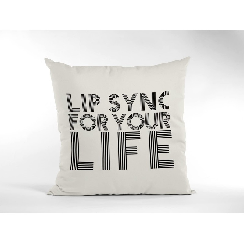 Drag Cushion Cover - Lip Sync For Your Life Scatter