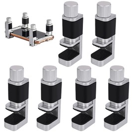 HOMURY Adjustable Metal Clip Attachment Pack of 6, LCD Display Clamp, Mounting Clamps Clip LCD Screen, Phone Screen Repair Tools, Adjustable Repair Tool for Smartphone Computer