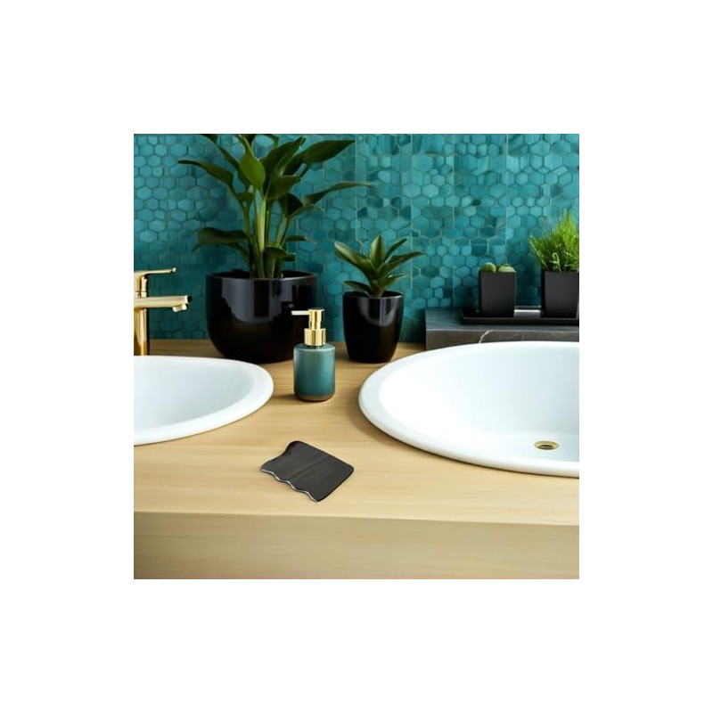 LABRIMP Placa raspadora de cuerno negro natural, herramienta de masaje