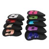 9PCS Golf Club Head Covers Waterproof PU Numbered Golf Club
