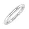 950 Platinum 2.5 mm Plain Wedding Band (Ring Size 5)