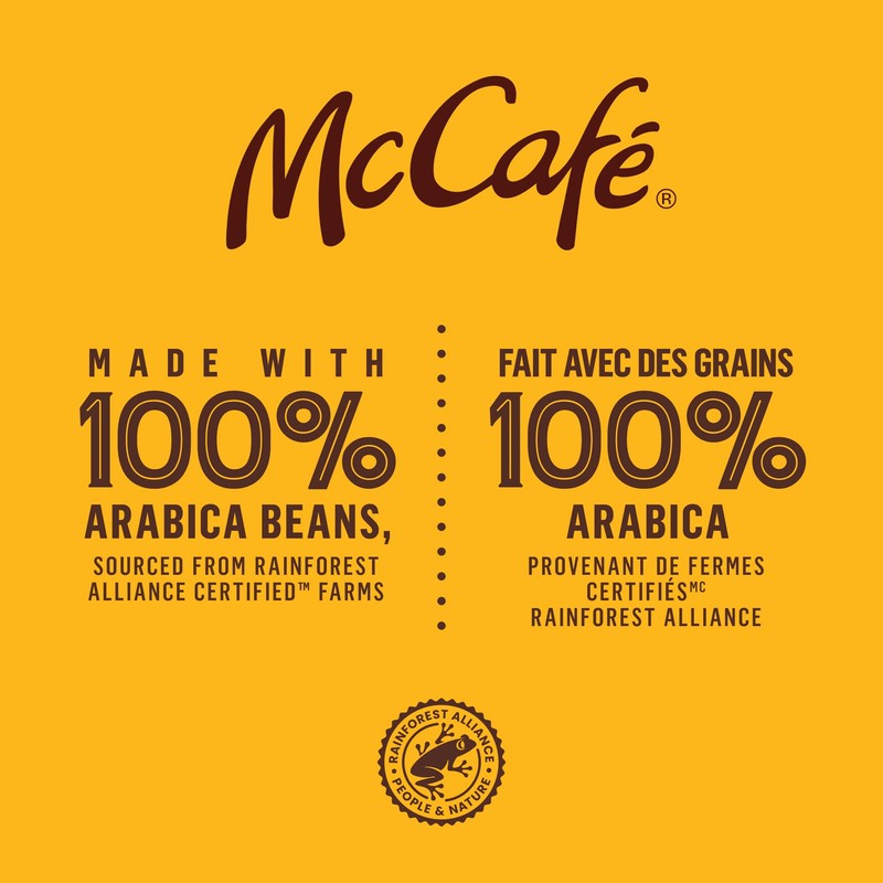 McCafe Premium Medium Dark Roast Ground Coffee, 340g, Can Be