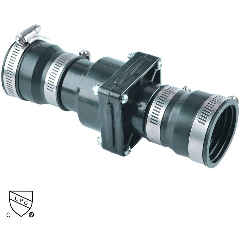 Hydro Master Plastic Sump Pump Check Valve with Stainless Steel