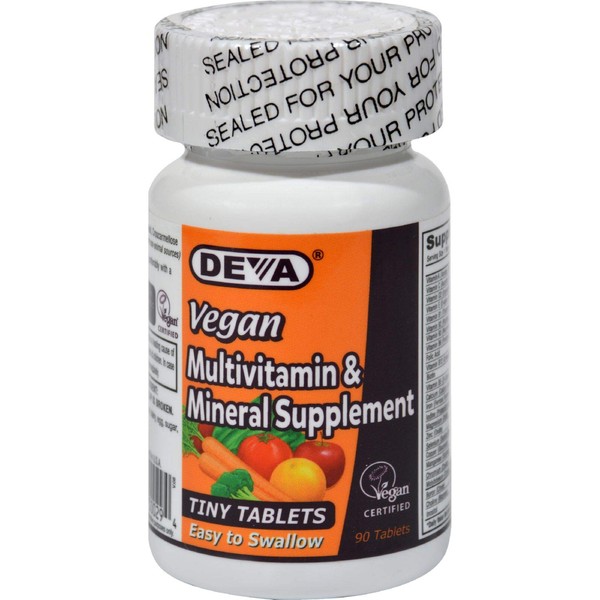 Deva Vegan Vitamins Multivit Tiny Tab Vegan 90 Tab3